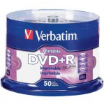 DVD+R Verbatim Life Series White 4.7GB 16X Imprimible Inyección de Tinta Paq C/50 - TiendaClic.mx