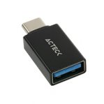 ADAPTADOR ACTECK SHIFT PLUS AU210 / USB C - USB A / NEGRO / AC-934817 - TiendaClic.mx