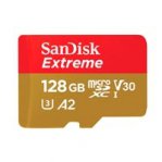 MEMORIA SANDISK MICRO SDXC 128GB EXTREME 190MB/S 4K CLASE 10 A2 V30 C/ADAPTADOR SDSQXAA-128G-GN6MA - TiendaClic.mx