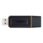 MEMORIA KINGSTON 128GB USB 3.2 ALTA VELOCIDAD / DATATRAVELER EXODIA NEGRO (DTX/128GB) - TiendaClic.mx