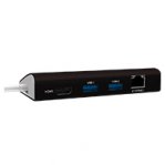 CONVERTIDOR HUB MULTIPUERTO ACTECK USB - TYPE C  A HDMI , RJ45 , 2 X  USB 3.0  ,  LECTOR DE MEMORIAS  C700 - TiendaClic.mx
