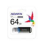 MEMORIA ADATA 64GB USB 2.0 C906 NEGRO (AC906-64G-RBK) - TiendaClic.mx