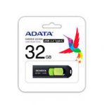 MEMORIA ADATA 32GB USB TIPO C UC300 RETRACTIL NEGRO VERDE (ACHO-UC300-32G-RBK/GN) - TiendaClic.mx
