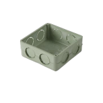 Caja Cuadrada de 1/2"  para Instalaciones de PVC Conduit Pesado. - TiendaClic.mx