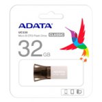 MEMORIA ADATA 32GB OTG USB 2.0/MICRO USB UC330 NEGRO-PLATA ANDROID - TiendaClic.mx