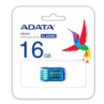 MEMORIA ADATA 16GB USB 2.0 UD230 AZUL - TiendaClic.mx