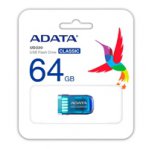 MEMORIA ADATA 64GB USB 2.0 UD230 AZUL - TiendaClic.mx