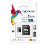 MEMORIA ADATA MICRO SDHC 32GB UHS-I CLASE 10 C/ADAPTADOR (AUSDH32GUICL10-RA1) - TiendaClic.mx