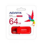 MEMORIA ADATA 64GB USB 2.0 UV240 ROJO  - TiendaClic.mx