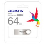 MEMORIA ADATA 64GB USB 3.1 UV310 METALICA - TiendaClic.mx