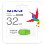 MEMORIA ADATA 32GB USB 3.2 UV320 RETRACTIL BLANCO-VERDE - TiendaClic.mx