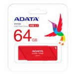 MEMORIA ADATA 64GB USB 3.2 UV330 RETRACTIL ROJO - TiendaClic.mx