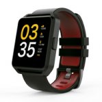 GHIA SMART WATCH/ 1.54"  TOUCH / BT / IOS / ANDROID / NEGRO - ROJO - TiendaClic.mx