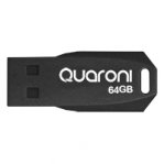 MEMORIA QUARONI 64GB USB PLASTICA USB 2.0 COMPATIBLE CON ANDROID/WINDOWS/MAC - TiendaClic.mx