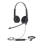 Jabra Biz 1500 Duo, auricular profesional con cancelación de ruido, ideal para contact center con conexión USB (1559-0159) - TiendaClic.mx