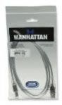 CABLE USB 2.0 MANHATTAN A-B DE 1.8 MTS PLATA - TiendaClic.mx