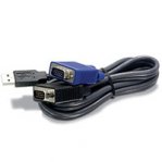 CABLE TRENDNET TK-CU10 PARA KVM USB/VGA 10 PIES (3.05 MTS) - TiendaClic.mx