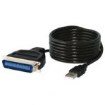 ADAPTADOR DE CABLE DE IMPRESORA USB A PARALELO IEEE  - TiendaClic.mx