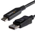 CABLE ADAPTADOR DE 1.8M USB-C A DISPLAYPORT - CONVERSOR USB TIPO C A DP - 8K 60HZ HBR3 - CONVERTIDOR THUNDERBOLT 3 DISPLAYPORT - STARTECH.COM MOD. CDP2DP146B - TiendaClic.mx