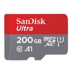SANDISK MEMORIA 200GB MICRO SDXC ULTRA 100MB/S CLASE 10 CON ADAPTADOR - TiendaClic.mx