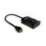 DIVISOR SPLITTER HDMI 2 PUERTOS AUDIO ALIMENTACION USB 1080P - TiendaClic.mx