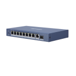 Switch PoE+ / 8 Puertos Gigabit 802.3 af/at (30 W) / 1 Puerto Gigabit Uplink / 1 Puertos SFP - TiendaClic.mx