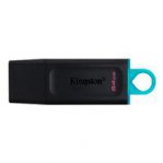MEMORIA KINGSTON 64GB USB 3.2 ALTA VELOCIDAD / DATATRAVELER EXODIA NEGRO - TiendaClic.mx