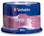 DVD+R VERBATIM 4.7GB 16X LIFE SERIES TORRE C/50 PZAS SPINDLE - TiendaClic.mx