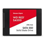 UNIDAD DE ESTADO SOLIDO SSD INTERNO WD RED SA500 2TB 2.5 SATA3 6GB/S LECT.560MBS ESCRIT 530MBS 7MM NAS - TiendaClic.mx