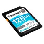 MEMORIA KINGSTON SDXC CANVAS GO PLUS 128GB UHS-I U3 V30 CLASE 10 - SDG3/128GB - TiendaClic.mx