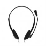 Audífonos Perfect Choice Easy Line EL-994787 On-Ear c/Control de Volúmen Color Negro - TiendaClic.mx