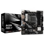 MB ASROCK B450 AMD AM4 / DDR4 3200 / 7 X USB 3.2 / HDMI /DVI-D / D-SUB / 1 PCIE 3.0 X16 / GAMA BAJA - TiendaClic.mx