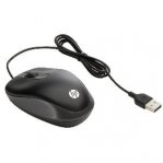 Mouse HP - USB - 2 Botón(es) - Cable - 1000 dpi - Rueda de desplazamiento - Simétrico - TiendaClic.mx