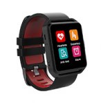 GHIA SMART WATCH/ 1.54"  TOUCH / BT / IOS / ANDROID / NEGRO - ROJO - TiendaClic.mx
