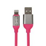 CABLE USB TIPO LIGHTNING GHIA 1M COLOR ROSA - TiendaClic.mx