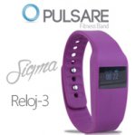 GHIA BAND FIT PULSARE SIGMA/ 0.5 TOUCH/ HEART RATE/ BT/ CAM SHOOTER/ IOS/ ANDROID/ MORADO - TiendaClic.mx