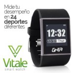 GHIA SMART WATCH VITALE/ 1.28 TOUCH/ WATERPROOF/ BT/ IOS/ ANDROID/ NEGRO - TiendaClic.mx