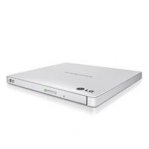 DVD WRITER EXTERNO LG GP65NW60 8X DUAL LAYER ULTRA SLIM USB 2.0 COMPATIBLE WINDOWS/MAC COLOR BLANCO - TiendaClic.mx
