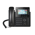 Teléfono IP empresarial de 12 Líneas con 5 teclas de función y conferencia de 4 vías, PoE - TiendaClic.mx