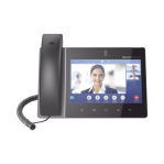 Video teléfono IP  empresarial Android con pantalla táctil (1280x800) hasta 16 líneas y 16 cuentas SIP - TiendaClic.mx