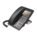 Teléfono para Hotelería, profesional de gama alta con pantalla LCD de 3.5 pulgadas a color, 6 teclas programables para servicio rápido (Hotline) PoE  - TiendaClic.mx