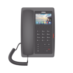 Teléfono IP WiFi para Hotelería, profesional de gama alta con pantalla LCD de 3.5 pulgadas a color, 6 teclas programables para servicio rápido (Hotline) PoE  - TiendaClic.mx
