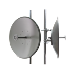 Antena para enlaces Carrier Class, Frec. 4.9 - 5.9 GHz Ganancia 29 dBi, Dimensiones 64.8 cm / Peso 8 kg - TiendaClic.mx
