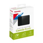 DD EXTERNO 4TB TOSHIBA CANVIO READY 2.5 / USB 3.0 NEGRO VELOCIDAD DE TRANSFERENCIA 5GB / WIN10/ MACOS V11.5.2/ V10.15/ V10.14/ V10.13 - TiendaClic.mx