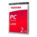 DD INTERNO 2 TB TOSHIBA L200 2.5 PORTATIL SATA 3 6GB S 128MB CACHE  5400 RPM 9.5MM  - TiendaClic.mx