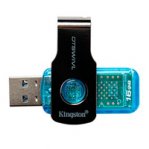 MEMORIA KINGSTON 16GB USB 3.1 ALTA VELOCIDAD / DATATRAVELER SWIVL AZUL - TiendaClic.mx