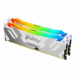 MEMORIA RAM KINGSTON FURY RENEGADE DDR5 KIT (2 X 32GB) WHITE 64GB 6000MHZ (KF560C32RWAK2-64) - TiendaClic.mx