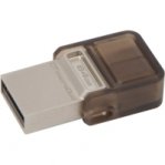 MEMORIA KINGSTON 64GB USB 3.0/MICROUSB DATATRAVELER MICRODUO ANDROID/OTG NEGRO - TiendaClic.mx
