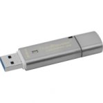 MEMORIA KINGSTON 64GB USB 3.0 DATATRAVELER LOCKER G3 /HARDWARE DE ENCRIPTACIN /USB TO CLOUD/ GRIS - TiendaClic.mx