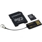 MEMORIA KINGSTON MICRO SDHC 32GB CLASE 10 / KIT MOBILITY C/ADAPTADOR + USB - TiendaClic.mx